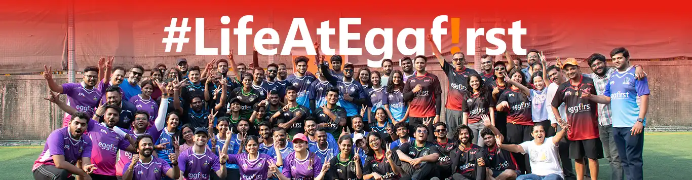 Eggfirst team group photo after playing football match